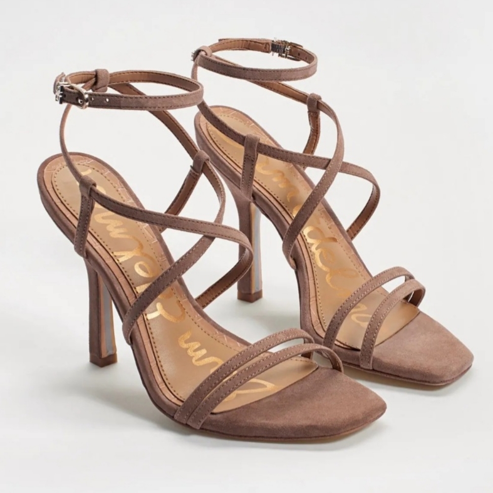 Sam Elderman Leeanne Suede Leather Praline